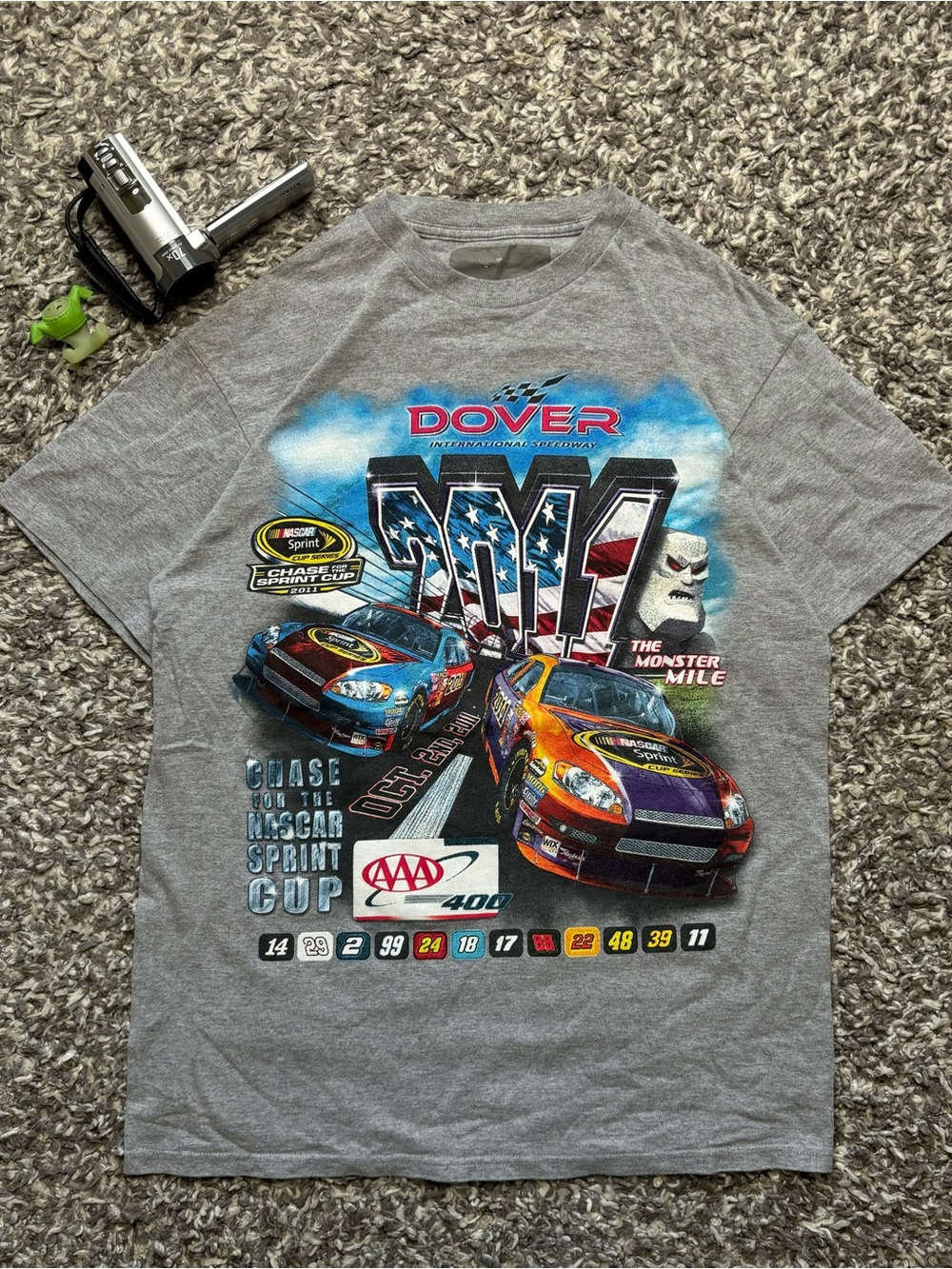 2011 NASCAR Dover Monster Mile Graphic Tee - Gray